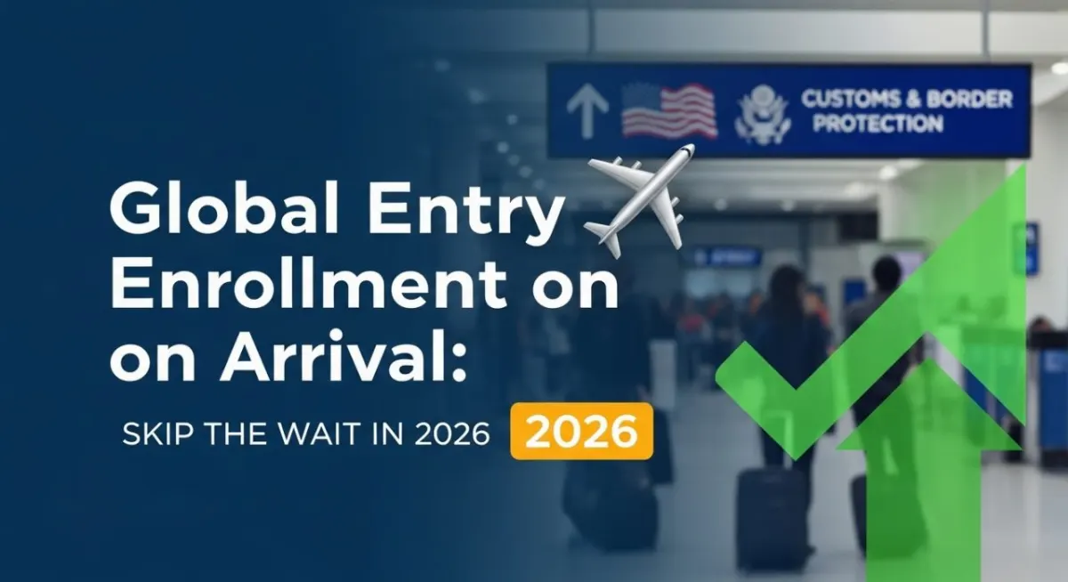 Global Entry Enrollment on Arrival in 2026