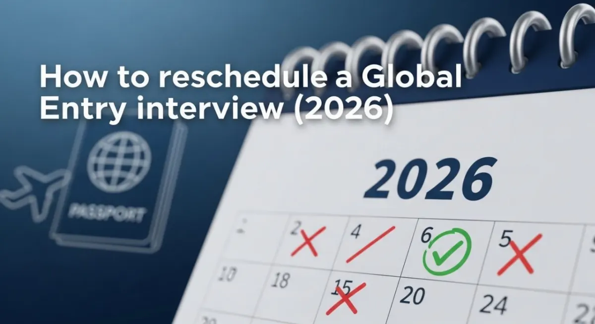 How to Reschedule a Global Entry Interview 2026