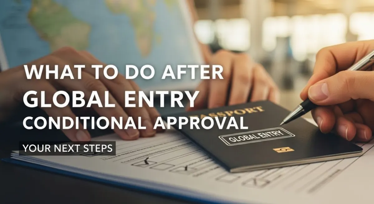 Global Entry Conditional Approval: What to Do Next